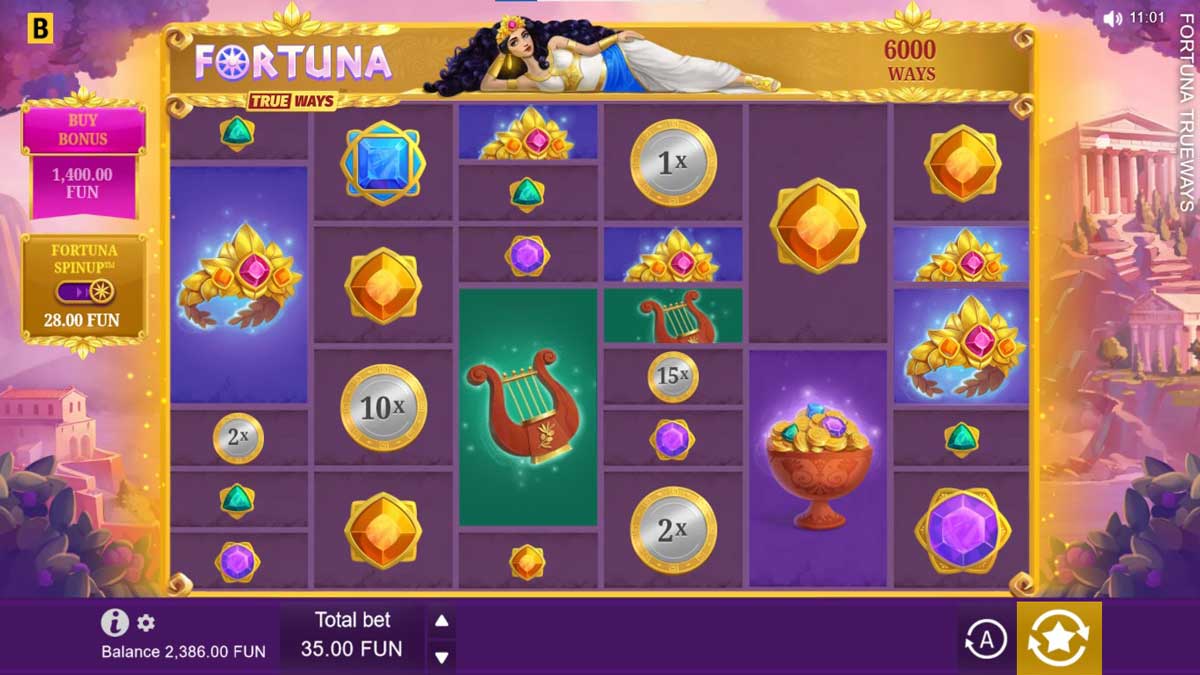 Fortuna TRUEWAYS slot machine game